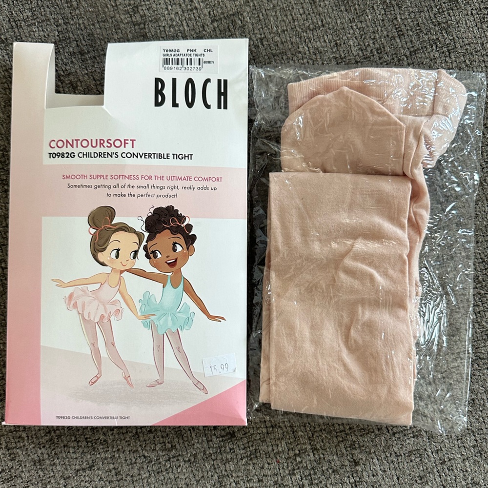 Bloch Pink Ballet Tights Accessories